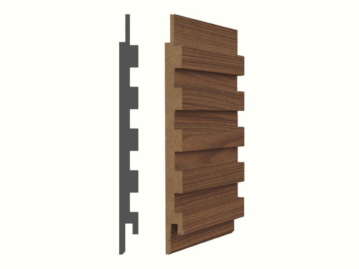 Lambris Scandinave - Creno-XS Noyer