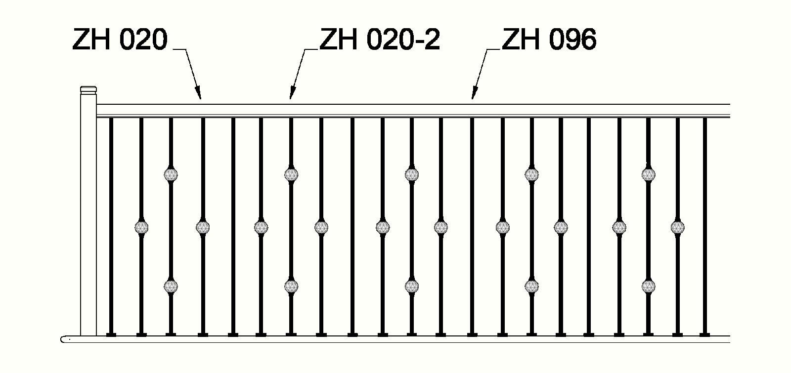 Barreau Droit avec Insertion - ZH020 – Image 5